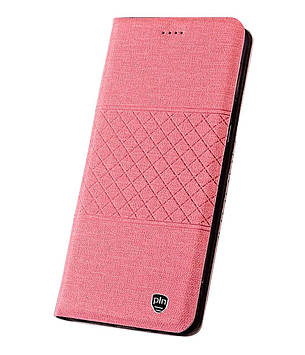 Чохол книжка протиударний магнітний для Samsung J4+ 2018 J415 "PRIVILEGE" Рожевий - №16