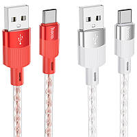 Зарядный USB провод шнур кабель Type-C / Юсб провод шнур кабель тайп си для быстрой зарядки телефона 1,2м