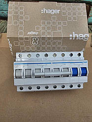 Перемикач введення резерву, перекидний рубильник I-0-II 400В/63A 3+N 8м HAGER SF463
