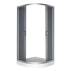 Душова кабіна VIVIA JK 091 Сіра 90*90*191 низький піддон ( A0055605 ), фото 3