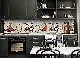 Наклейка вінілова кухонний фартух Zatarga Кокоси та Кава 600х2500 мм (Z181323) KB, код: 5562908, фото 6