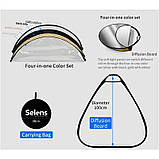 Відбивач трикутний Selens SL-TR80 5 в 1 (80см), фото 8