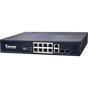 Світч Vivotek AW-FGT-100D-120 Unmanaged 8xFE PoE + 2xGE Combo Switch