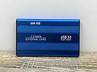 Внешний HDD 2.5" Usb 3.0 500GB TRY TB-S254U3 металлический корпус, синий