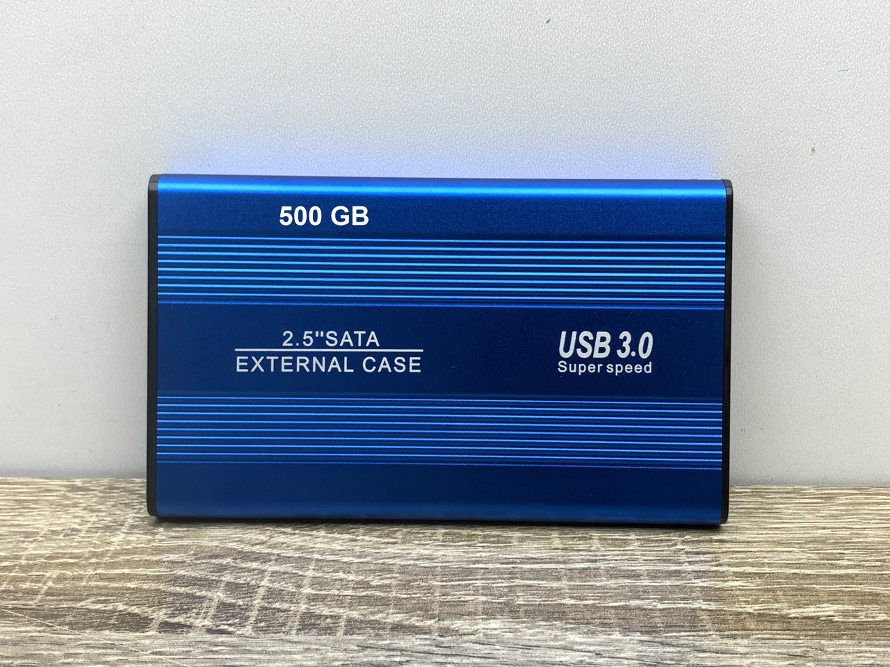 Зовнішній HDD 2.5" Usb 3.0 500GB TRY TB-S254U3 металевий корпус, синій