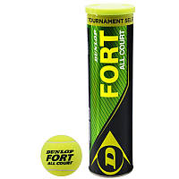 Тенісні м'ячі Dunlop Fort All Court TS 4ball ZK, код: 7734346