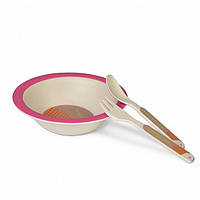Детский набор посуды Fissman Ёжик PT-8345-3 3 предмета розовый высокое качество