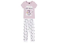 Пижама (футболка и штаны) для девочки Disney Свинка Пеппа 370241 098-104 см (2-4 years) сиреневый