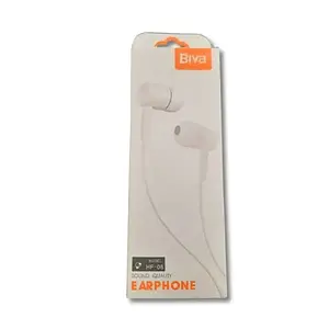 Дротові навушники Biva HF-08 Wirred earphones White