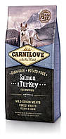 Сухой корм для щенков Carnilove Puppy Salmon Turkey 12 кг PS, код: 2644383