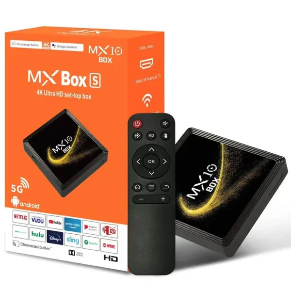 Медіаплеєр EpiK Smart Android TV Box MX10s Black