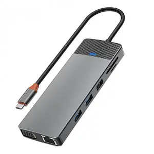 USB-хаб WIWU Linker Series 12 in 1 Pro Gray