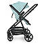 Коляска дитяча універсальна 2в1 El Camino ME 1069 Alliance Denim Ash Blue, блакитний, фото 6