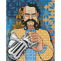 Алмазная мозаика Идейка Украинский киборг ©mosyakart 40х50 см AMO7425 KB, код: 8265164