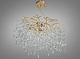 Сучасна кришталева люстра 1607-600GD, фото 2