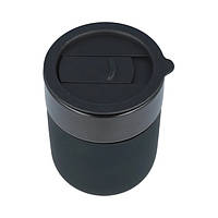 Кружка с крышкой для кофе Cute Travel Mugs 295-Black 295 мл черная высокое качество