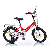 Велосипед детский PROF1 MB 18031-1, 18 дюймов, красно-белый, Toyman