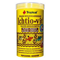 Корм для рыб Tropical Ichtio-vit в хлопьях 500 мл (5900469770054) - Вища Якість та Гарантія!