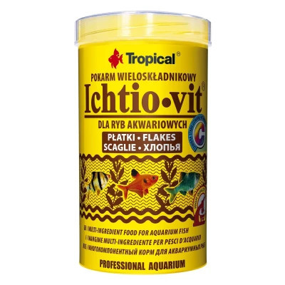 Корм для рыб Tropical Ichtio-vit в хлопьях 500 мл (5900469770054) - Вища Якість та Гарантія! - фото 1 - id-p1947731795