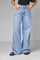 Женские джинсы wide leg - голубой цвет, 40р (есть размеры)