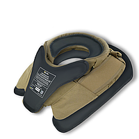 Баллистическая противоосколочная защита шеи койот 1 класс ДСТУ. Горжет защитный с баллистическим пакетом.