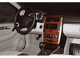 Накладки на панель дерево для Mercedes B-class W245 Пластик