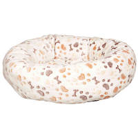 Лежак для животных Trixie "Lingo" (50х40 см) Белый/Бежевый лапка (4011905376851) - Топ Продаж!