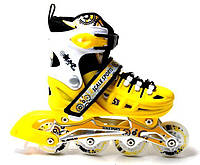 Ролики раздвижные Scale Sports размер 38-41 Yellow (748527067-L) LW, код: 2376879