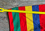 Гамак GamaK 200 х 150 см із планкою 80 см лежак мексиканський тканинний підвісний на весь зріст Червоний, фото 6