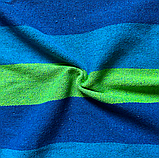 Гамак GamaK 200 х 150 см із планкою 80 см лежак мексиканський тканинний підвісний на весь зріст синій, фото 6