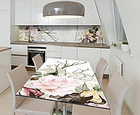 Наклейка 3Д виниловая на стол Zatarga «Коварная нежность» 600х1200 мм для домов, квартир, сто BS, код: 6440502