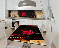 Наклейка 3Д виниловая на стол Zatarga «Страстное кино» 650х1200 мм (Z184248 1st) OB, код: 6513223