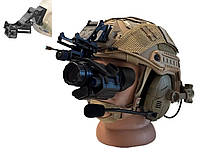 Военный монокуляр прибор ночного видения СL27-0027 Night Vision (до 400м) + крепление рог на шлем