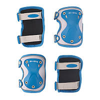 Защитный комплект налокотники и наколенники Micro AC5474 синий, размер S , Vse-detyam
