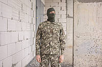 Мужской армейский костюм для ВСУ (ЗСУ) Tactical тактическая форма Пиксель светлый 7070 52 размер высокое