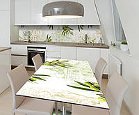 Наклейка 3Д виниловая на стол Zatarga «Оливковое настроение» 600х1200 мм для домов, квартир, BS, код: 6441253