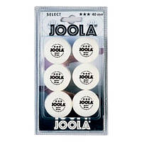 Мячики Joola Select 3* 40 6pcs 44102J TR, код: 7418012