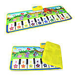 Килимок-піаніно розвивальний дитячий підлоговий для ніг 100 см — Жовтий, фото 2