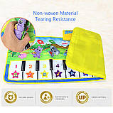 Килимок-піаніно розвивальний дитячий підлоговий для ніг 100 см — Жовтий, фото 7