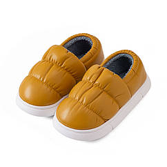 Жіночі теплі пухові черевики Puffy Жовтогарячі 40-41 (25 см) GaLosha (3912) ZK, код: 7689634