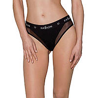 Трусики с прозрачной вставкой Passion PS002 PANTIES black, size S