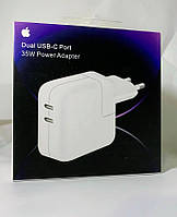 МЗП Apple 35W Dual USB-C Port Power Adapter A2347 (MNWP3)