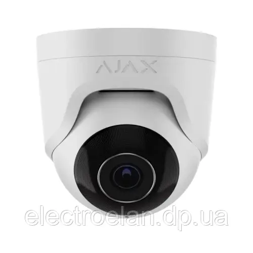Дротова Охоронна Ip-Камера Turretcam (5 Mp/2.8 Mm) White (64923.197.Wh1) Ajax