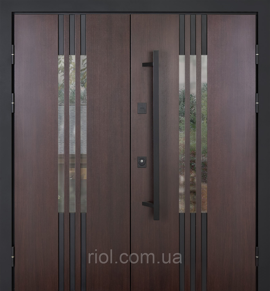 Вхідні двері з терморозривом модель Revolution King Size Замки Mottura, фото 1