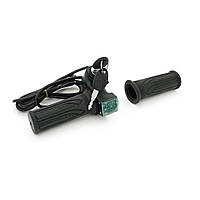 Ручка газу з ключем для електровелосипеда 12-72V+вольтметр, пластмас, Box utg