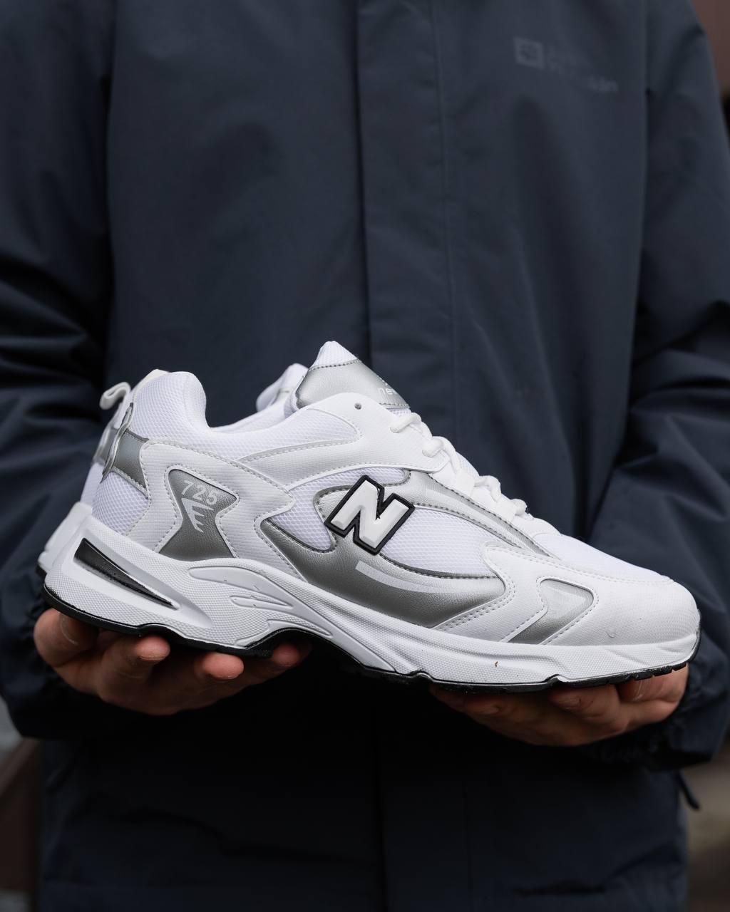 Мужские кроссовки New Balance 725 White кроссовки мужские нью беленс белые обувь нью баланс стильные кроссы - фото 6 - id-p2194570859