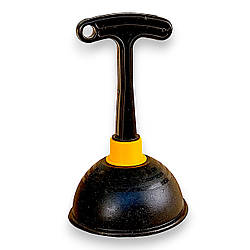 Вантуз для прочищення каналізації 13х19см з т-подібною ручкою