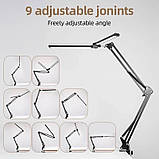 Настільна подвійна лампа FX-320 (24 Вт.) 2в1: на підставці та струбціні для освітлення робочого місця, фото 4