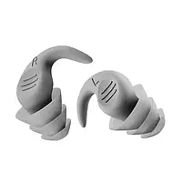 Беруши Infinity Anti Noise Silicone Earplugs Gray