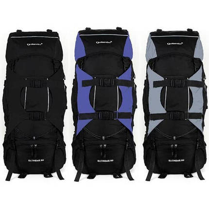 Рюкзак туристичний чорно-сірий на 80л New Outlander NO-2452, фото 2